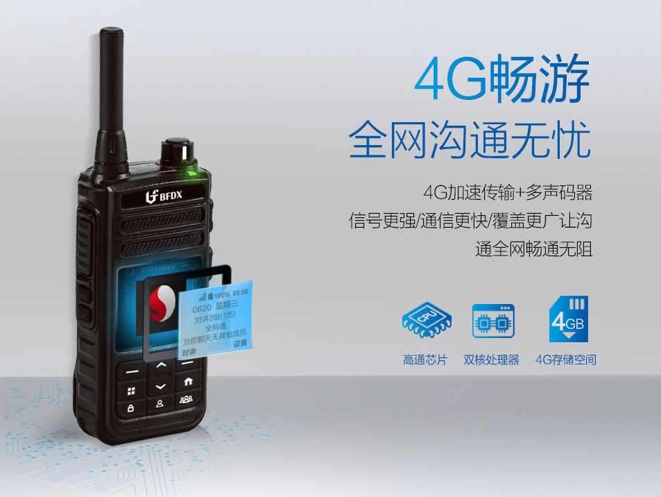 皇冠博彩BF-CM625s 4G全网通公网对讲机